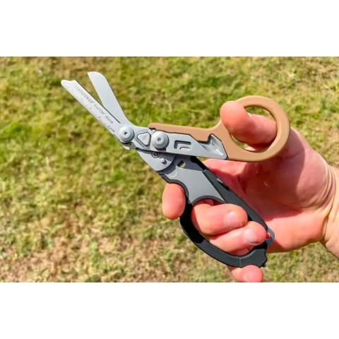 Ножницы Leatherman 833062 Raptor Rescue. Black Coyote. MOLLE