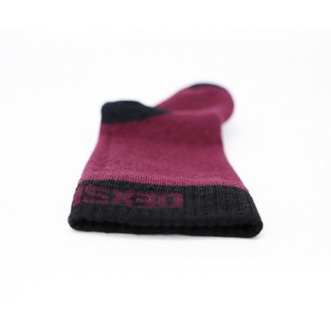 Шкарпетки водонепроникні дитячі Dexshell Ultra Thin Children Sock, р-р S, бордовий/чорний