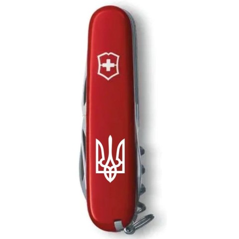 SPARTAN UKRAINE  91мм/12функ/крас /штоп /Трезубец бел.