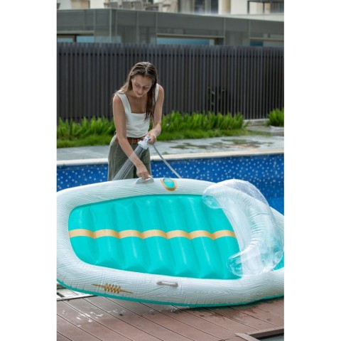 Душ портативний з насосом на акумуляторі Flextail Max Shower, білий