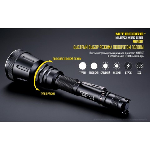 Фонарь Nitecore MH40GT