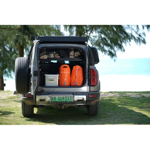 Душ портативний із ємністю та насосом Flextail Tiny Shower Bucket, 20л, помаранчевий