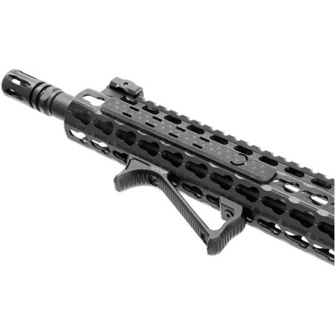 Упор Leapers Angled Foregrip, Keymod, Aluminum, Ultra Slim ц:black