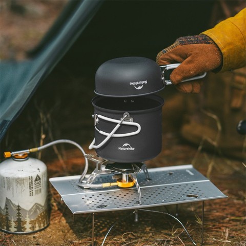 Набір посуду (2 каструлі, казанок, сковорідка) Naturehike CNH22CJ002, алюміній