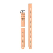 Ремешки для смарт-часов Garmin QuickFit 22 силиконовые, цвета розовая ракушка (из 3 частей, для дайвинга)