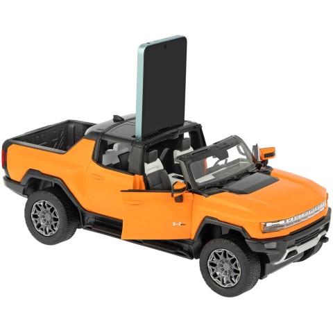 Машинка Rastar Hummer EV 1:16 ц:оранжевый