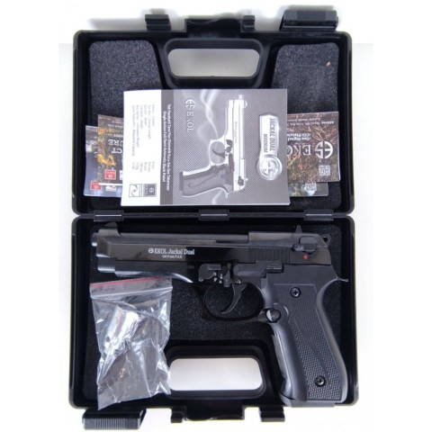 Пистолет стартовый Ekol Jackal Dual AUTO Black
