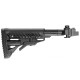Приклад складной FAB M4 для AK 47, полимер, черний