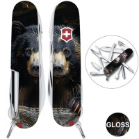 Ніж Victorinox Fieldmaster Animal 91мм,15функ ,Чорний ведмідь