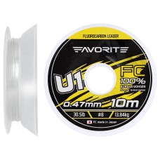 Флюорокарбон Favorite U1 FC 10m #8.0/0.47mm 30.5lb/13.84kg