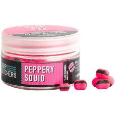 Бойлы Carp Catchers Fluo Dumbell Wafters Peppery Squid 8х5 and 10x7mm