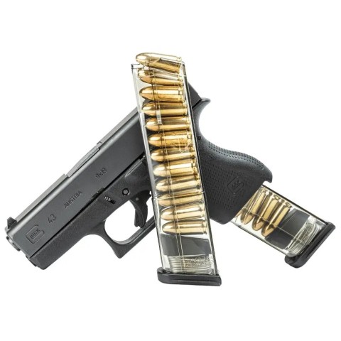 Магазин ETS Glock 43 9мм. 12 патр.
