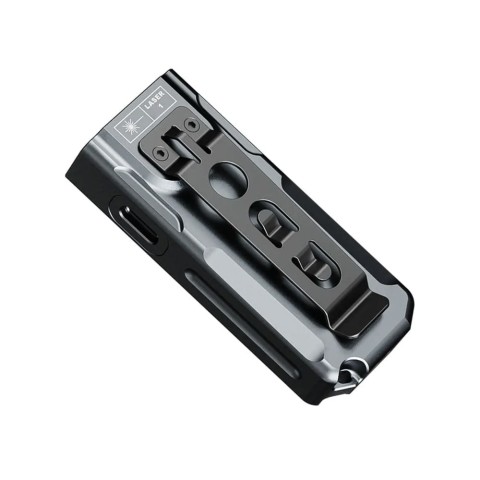 Ліхтар наключний Fenix E06R сірий