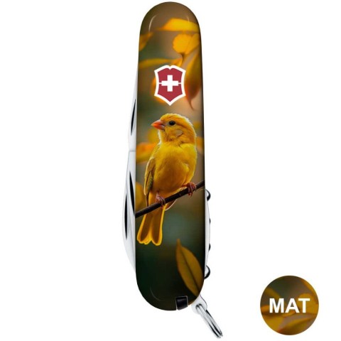 Ніж Victorinox Spartan Ukraine 91мм,13функ ,Золота пташка