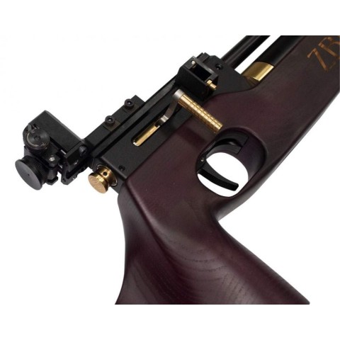 Пневматическая PCP винтовка ZBROIA Biathlon 550/200 (фиолетовая)