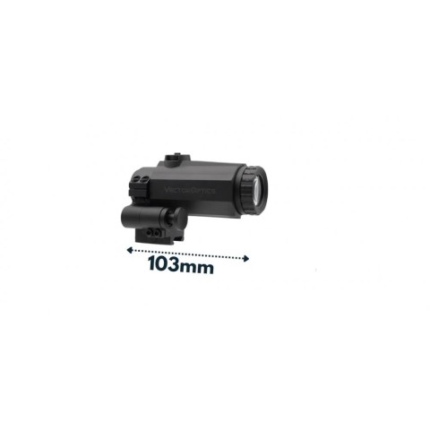 Оптичний збільшувач Vector Optics Maverick-III 3x22mm Magnifier MIL
