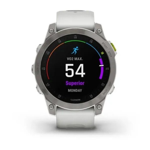 Смарт-годинник Garmin epix Gen 2 Sapphire білий титановий