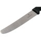 Набір кухонний Victorinox SwissClassic Tomato&Sausage Gift Set 6 ножів лезо 11см хвил. з чорн. ручкою