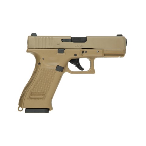Пневматичний пістолет Umarex Glock 19X TAN Blowback кал.4,5мм (з затворною затримкою)