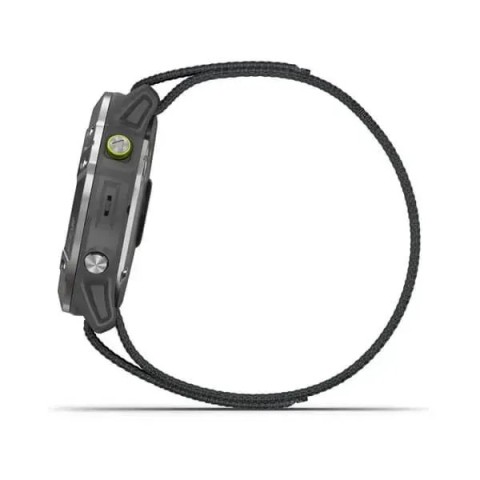 Смарт-годинник Garmin Enduro сталевий з сірим нейлоновим ремінцем UltraFit