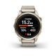 Смарт-часы Garmin epix Pro Gen 2 Sapphire Edition (42мм) нежно-золотистый с нейлоновым ремешком кремового цвета