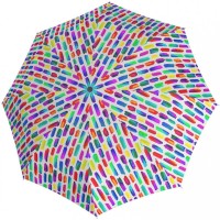 Парасоля складана Knirps T.200 Medium Duomatic Create Crystal