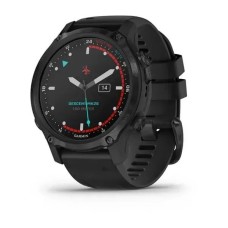 Смарт-часы Garmin Descent Mk2S карбоново-серые DLC с черным ремешком
