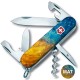 Ніж Victorinox Spartan Ukraine 91мм,13функ ,Жовто-сині бризки