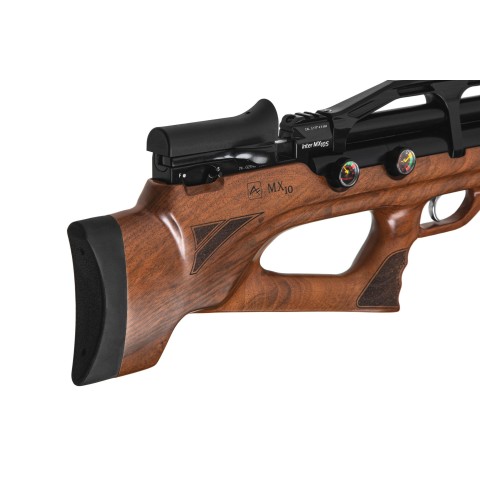 Пневматична Редукторна PCP гвинтівка  Aselkon MX10-S Wood  кал. 4.5 дерево