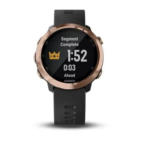 Смарт-часы Garmin Forerunner 645 Music розово-золотистые с черным ремешком