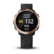 Смарт-часы Garmin Forerunner 645 Music розово-золотистые с черным ремешком