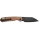 Нож CJRB Pyrite-Light Black Blade AR-SFII,  FRN ц:brown