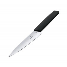 Кухонний ніж Victorinox Swiss Modern Kitchen лезо 15см з чорн. ручкою (блістер)