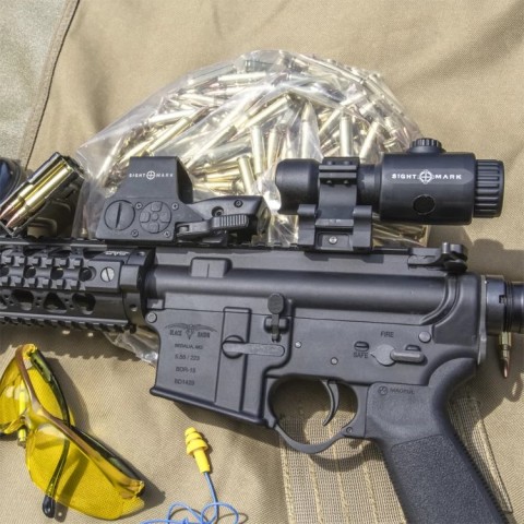 Коліматорний приціл Sightmark Ultra Shot Reflex Sight быстросъемный 4 типа MOA (SM14000)