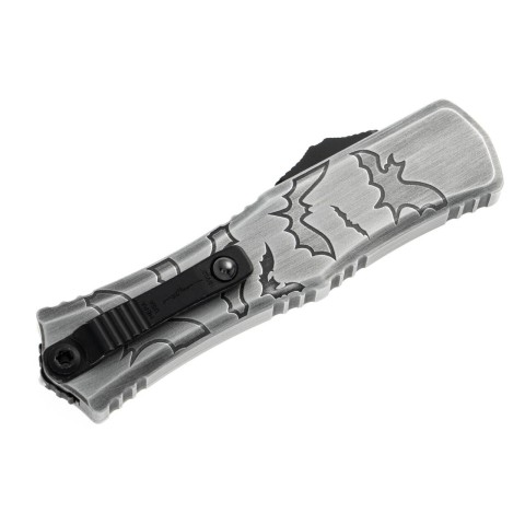 Ніж Microtech Hera II Mini D/E OTF, Signature Brushed Metal Bats