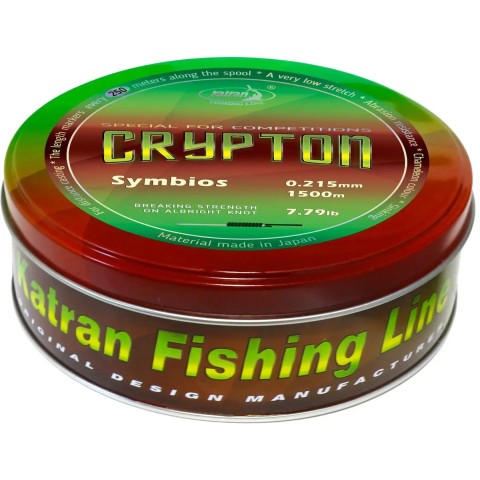 Волосінь Katran Crypton Symbios 1500m (camo-neon) 0.215mm 7.79lb/3.53kg