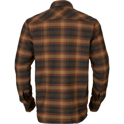 Рубашка Harkila Eirik reversible XL dark warm olive/burgundy