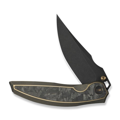 Ніж складаний мисливський Weknife Quinseris, (10,1 см) Bohler M390 / Titanium бронзовий