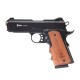 Стартовий пістолет Kuzey 911-SX#4 Black/Brown Wooden Grips
