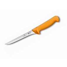 Нож кухонный обвалочный Victorinox Swibo Boning, узкий, гибкий, оранжевый, 16 см
