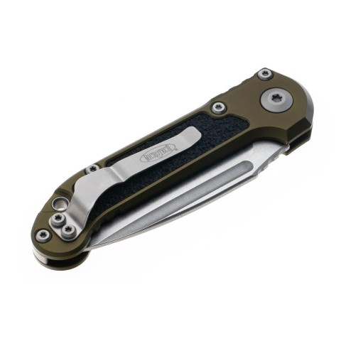 Нож Microtech L.U.D.T. S/E Gen III,  stonewash клинок, руків'я  OD Green