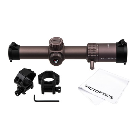Приціл оптичний Vector Optics  S6 1-6X24 (30 мм) Illum. SFP FDE