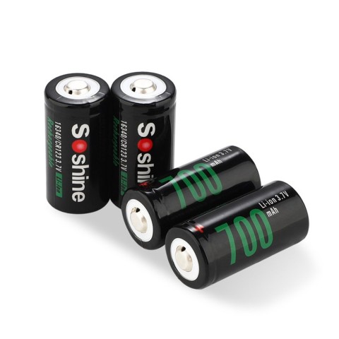 Аккумуляторы Soshine CR123A/16340 700mAh (4 шт)