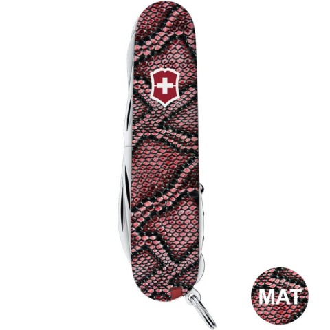 Ніж Victorinox Huntsman Design 91мм,15функ ,Принт Шкіра пітона
