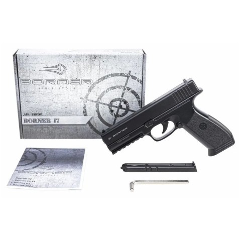 Пневматический пистолет Borner 17 (Glock 17)