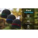 Шапка водонепроникна Dexshell Cuffed Beanie, р-р L/XL (58-60 см) чорна з зеленою смугою