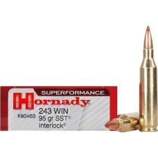 Патрон Hornady Superformance кал. 243 Win пуля SST масса 6,2 г/95 гран
