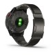 Смарт-часы Garmin fenix 6 Pro Solar Edition титановые углеродно-серые DLC с титановым DLC ремешком
