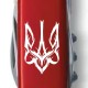 Ніж Spartan Ukraine 91мм/12функ/черв /Тризуб готичний біл.