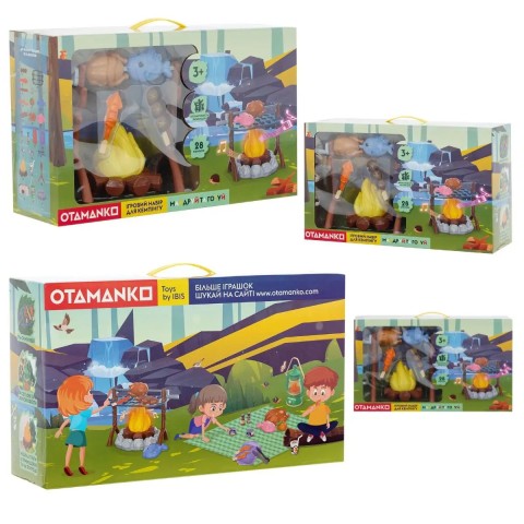 Ігровий набір OTAMANKO для кемпінгу «Мандруй та готуй» , 28 елементів
